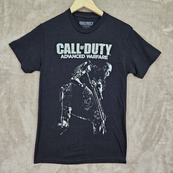Call Of Duty Advanced Warfare T-Shirt Men's Size S Black Short Sleeve Video Game - Picture 1 of 10